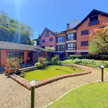 Aconchegante Apto 3 Dorm. Com Piscina Aquecida Gramado Buitenkant foto