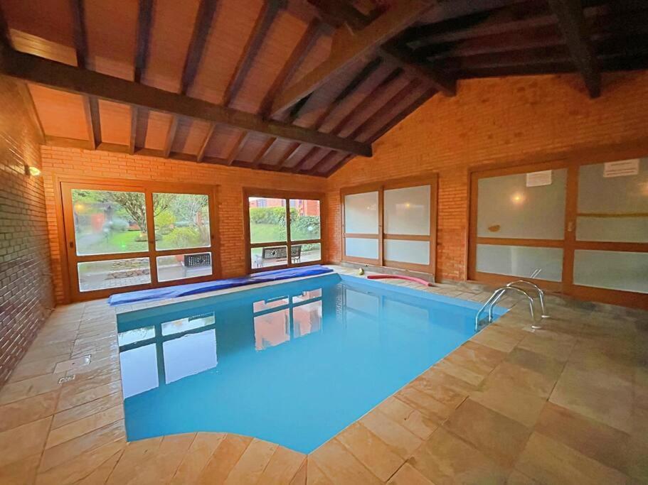Aconchegante Apto 3 Dorm. Com Piscina Aquecida Gramado Buitenkant foto